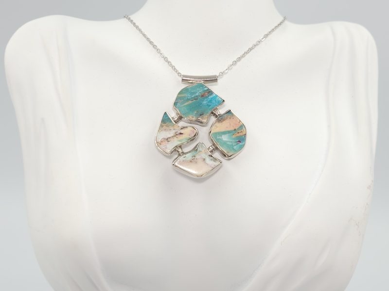 Smithsonite Puzzle Necklace