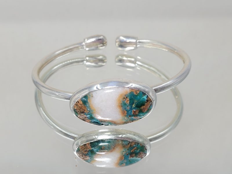 Adamite-Aragonite Bracelet