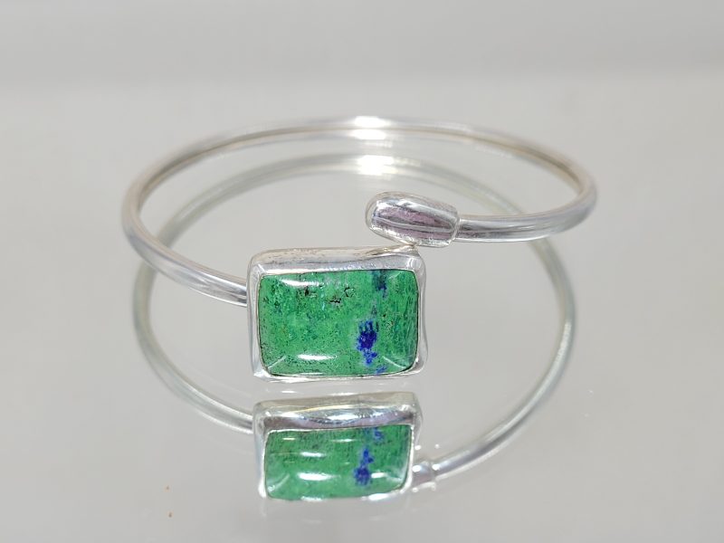 Conichalcite-Azurite Bracelet