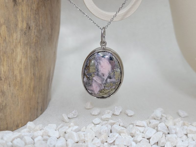 Rodochrosite-Pyrite Necklace