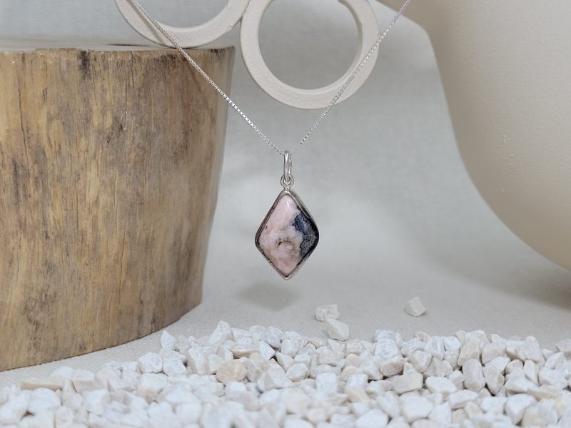 Rodochrosite-Pyrite Necklace