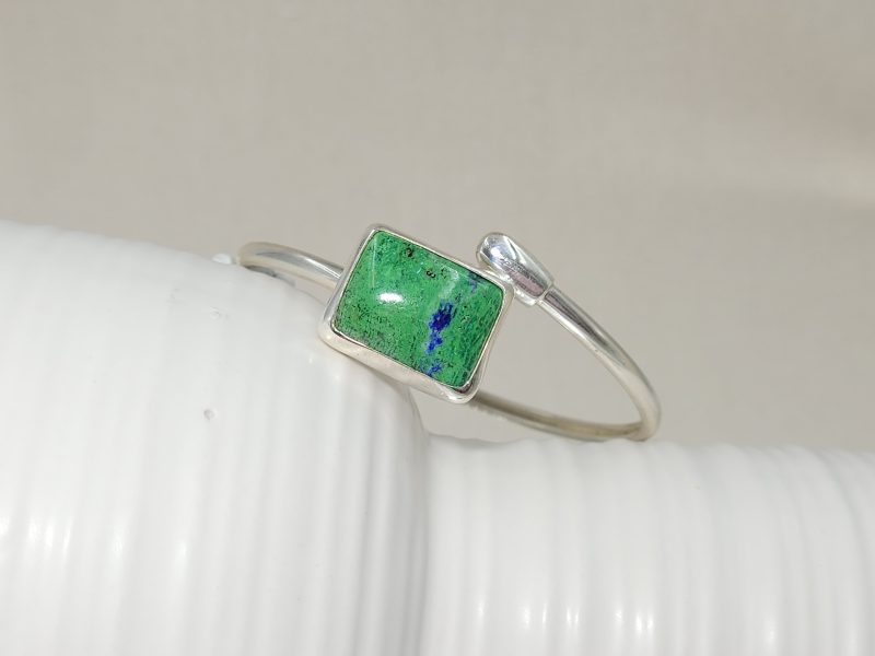 Conichalcite-Azurite Bracelet