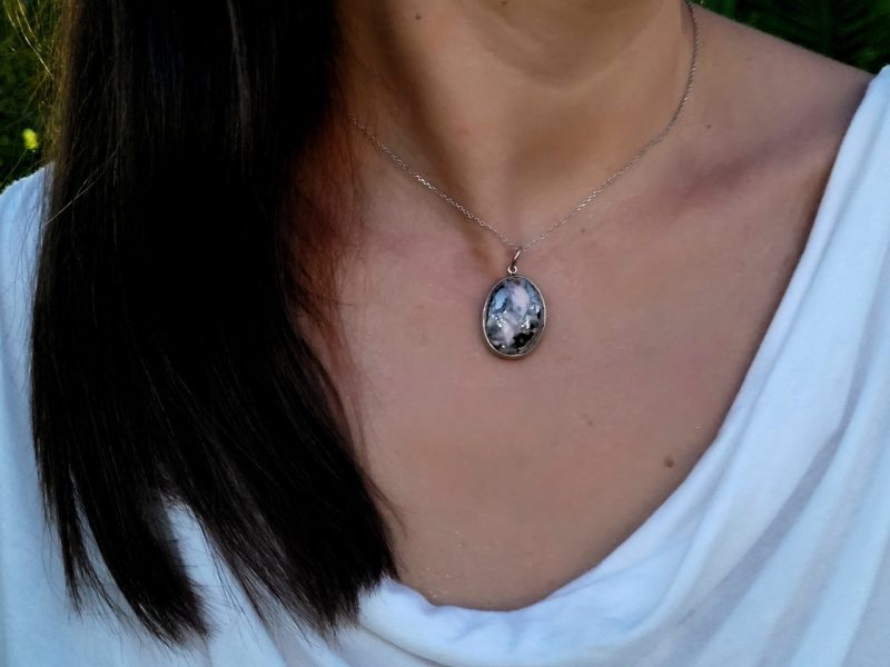 Rodochrosite-Pyrite Necklace