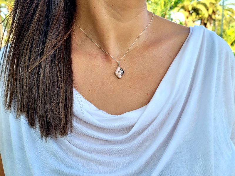 Rodochrosite-Pyrite Necklace