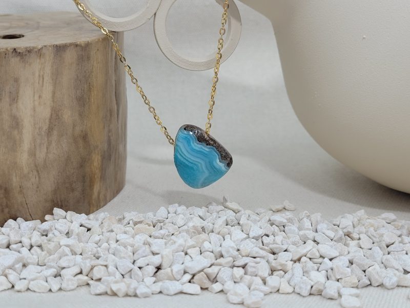 Smithsonite-Olive wood Necklace
