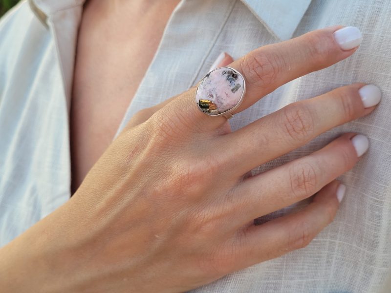 Rodochrosite-Pyrite Ring
