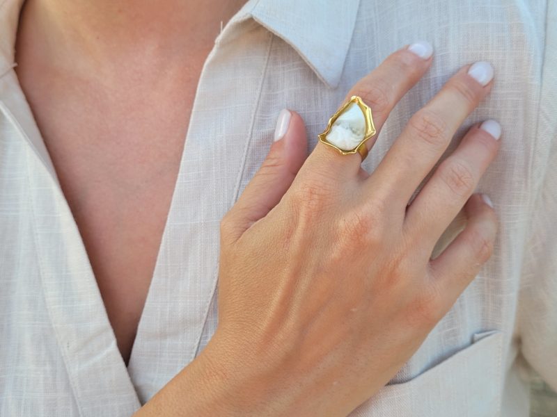 Aragonite Ring
