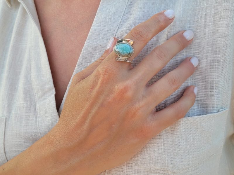 Smithsonite Ring