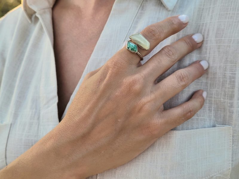 Smithsonite Ring