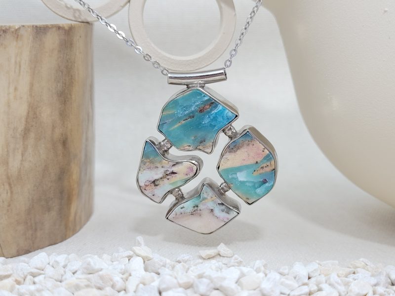Smithsonite Puzzle Necklace