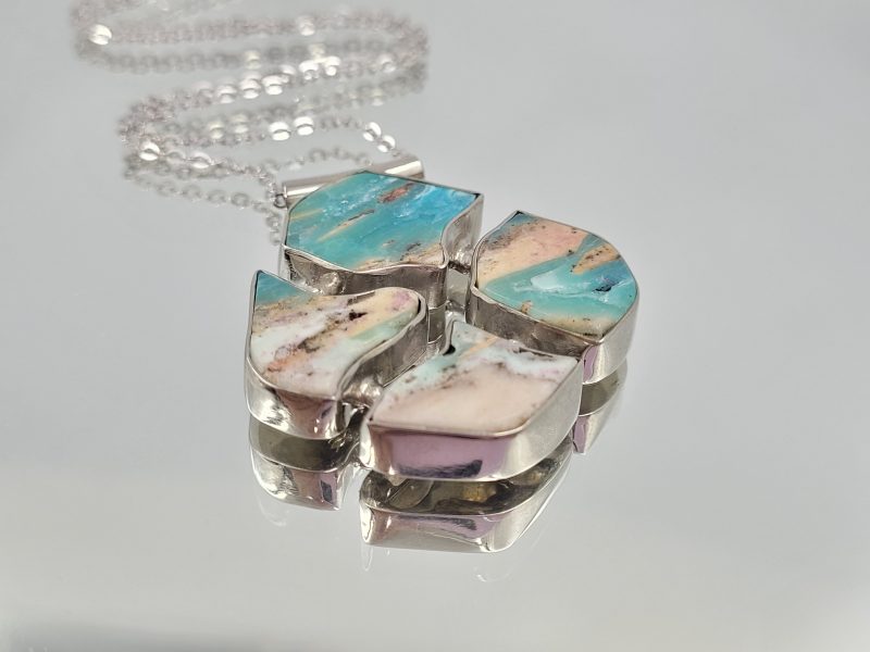 Smithsonite Puzzle Necklace